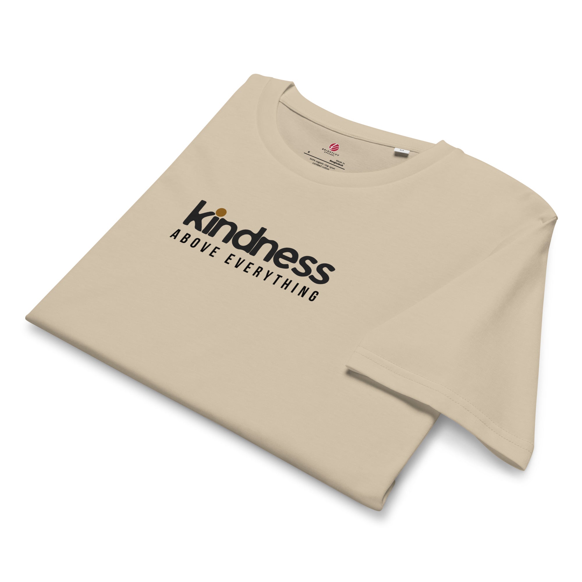 beige organic kindness tee #color_desert dust